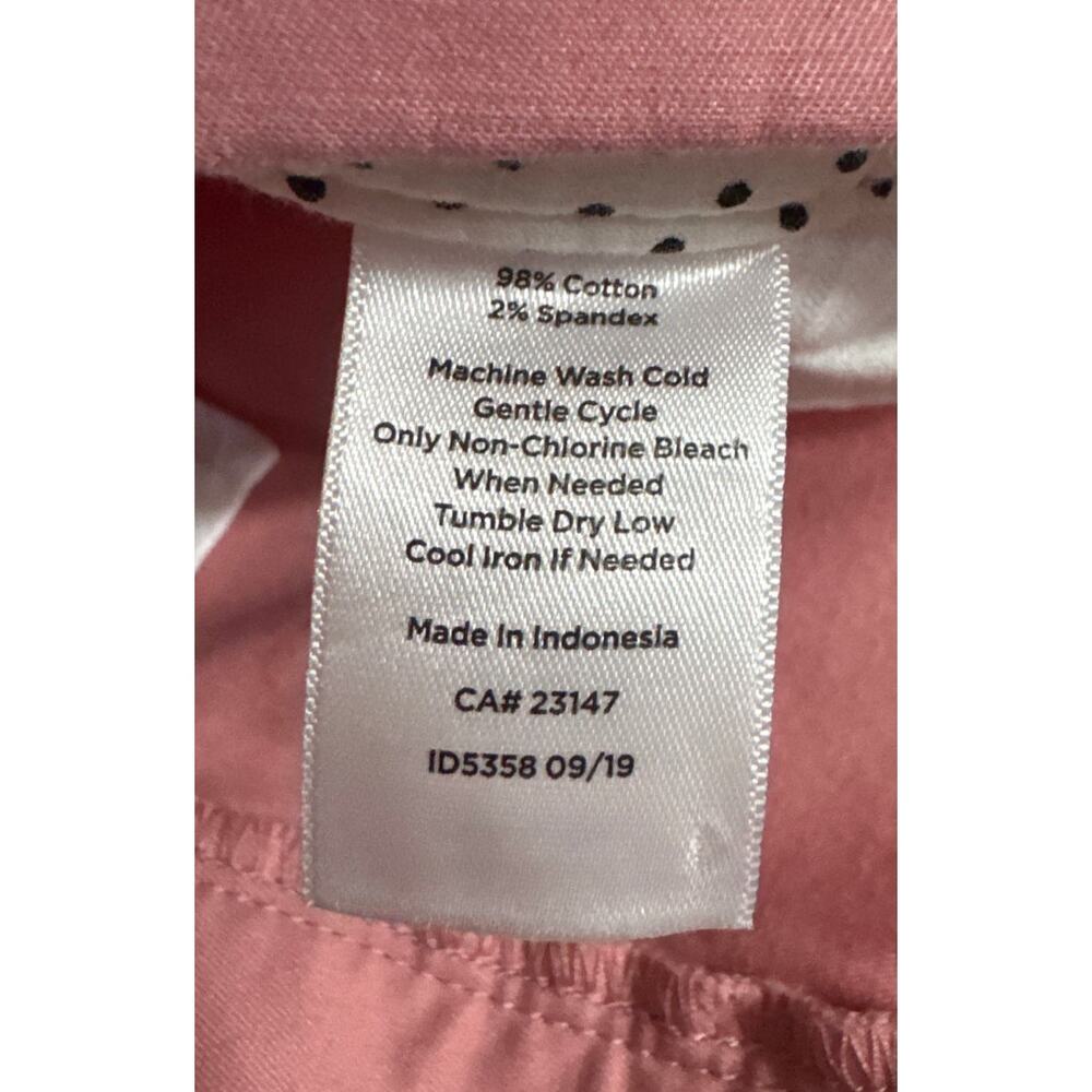 Talbots Perfect Crop Pink Pants Size 16P - Picture 4 of 5